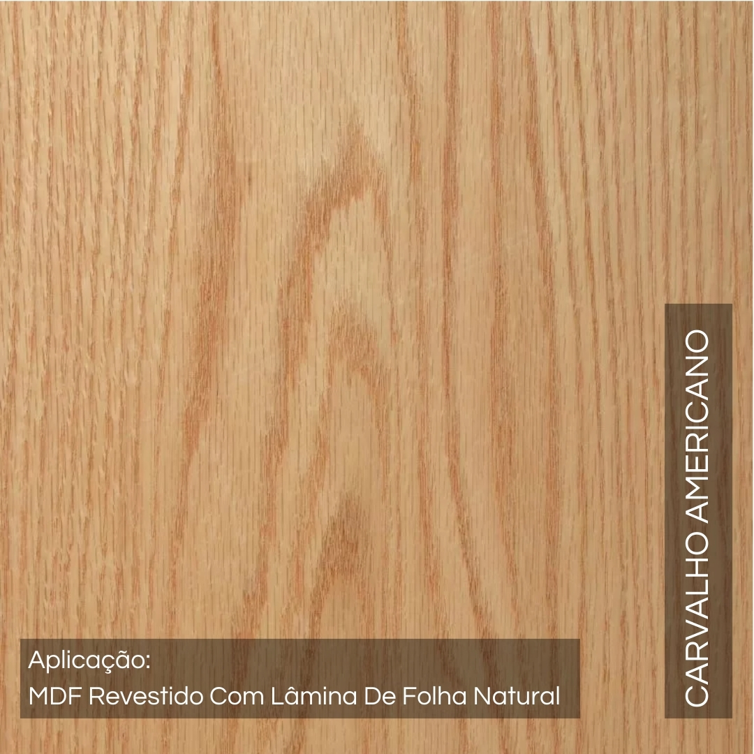 Folha de Madeira Natural - Carvalho Americano