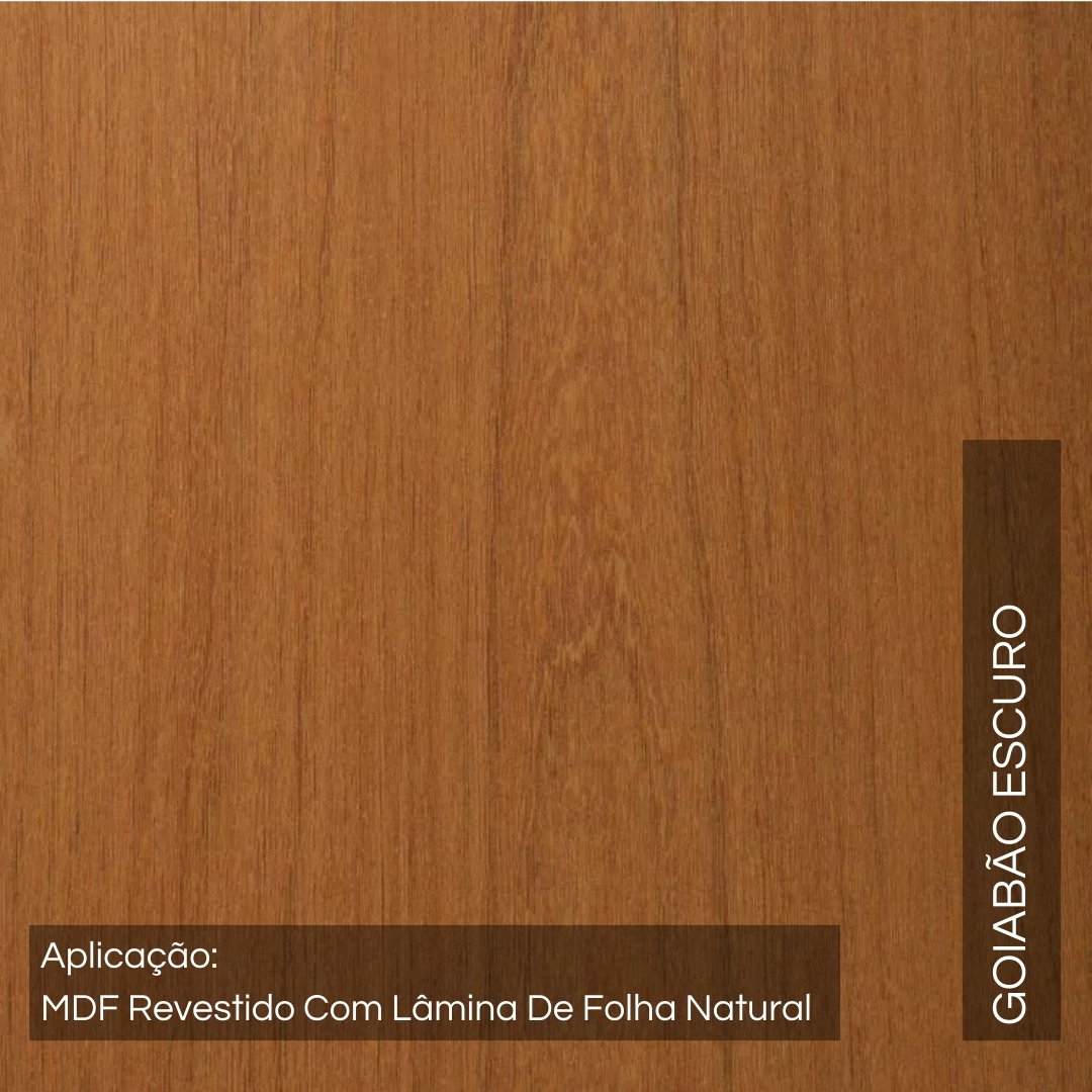 Folha de Madeira Natural - Goiabão Escuro
