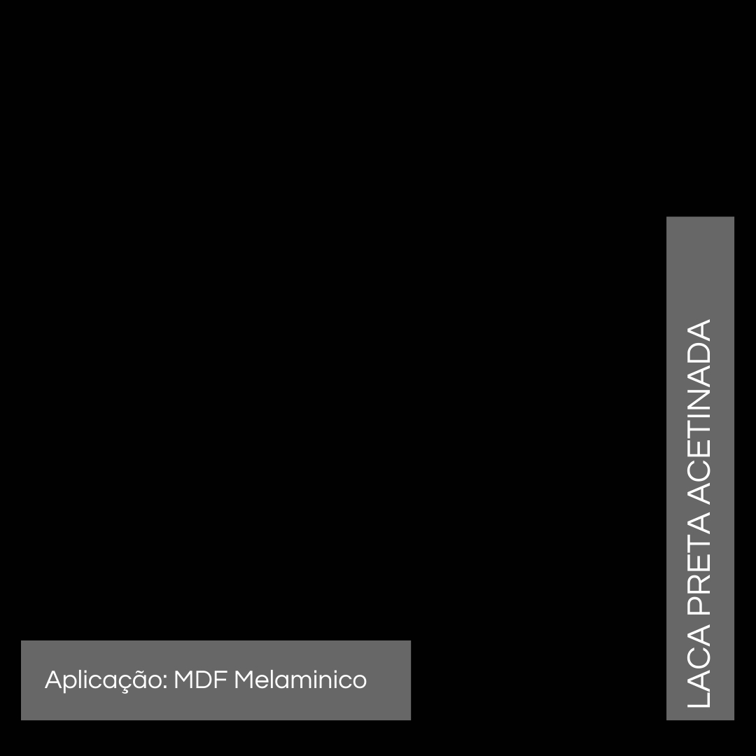 Laca Preta Acetinada